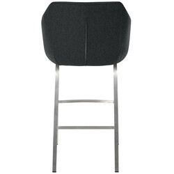 Monea skumgummibelagt barstol med fire ben og armlæn