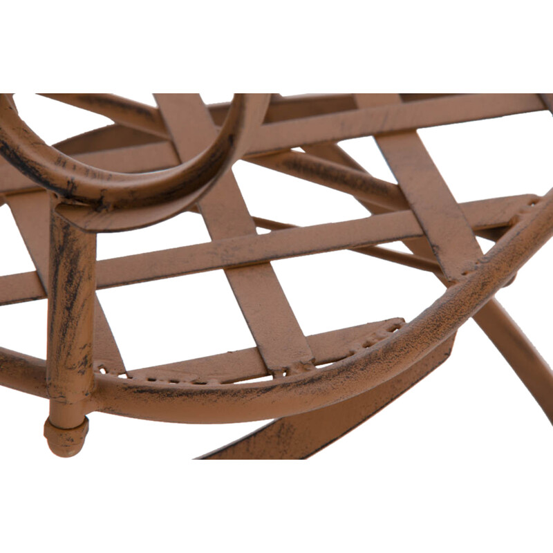 Adara håndlavede jernstole med antikpatina til have 2 stk