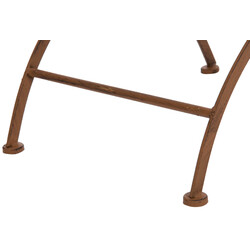 Adara håndlavede jernstole med antikpatina til have 2 stk