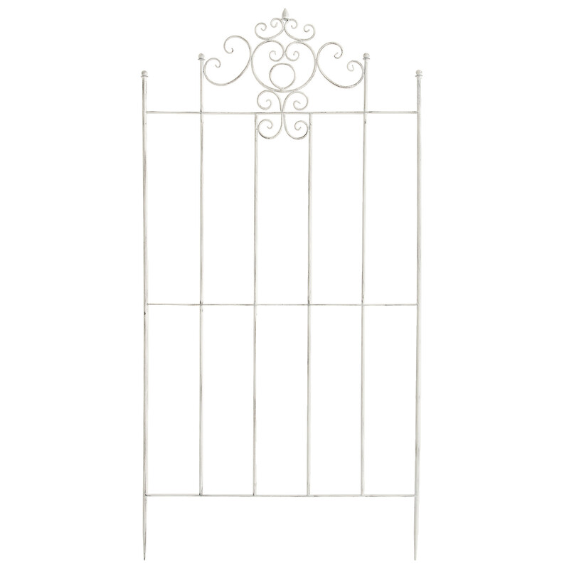 2 stk Paula espalier rustik malerstil støtte til klatreplanter