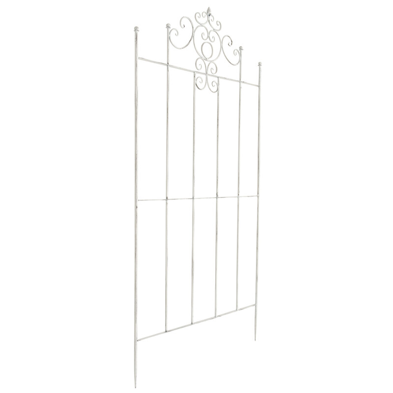 2 stk Paula espalier rustik malerstil støtte til klatreplanter