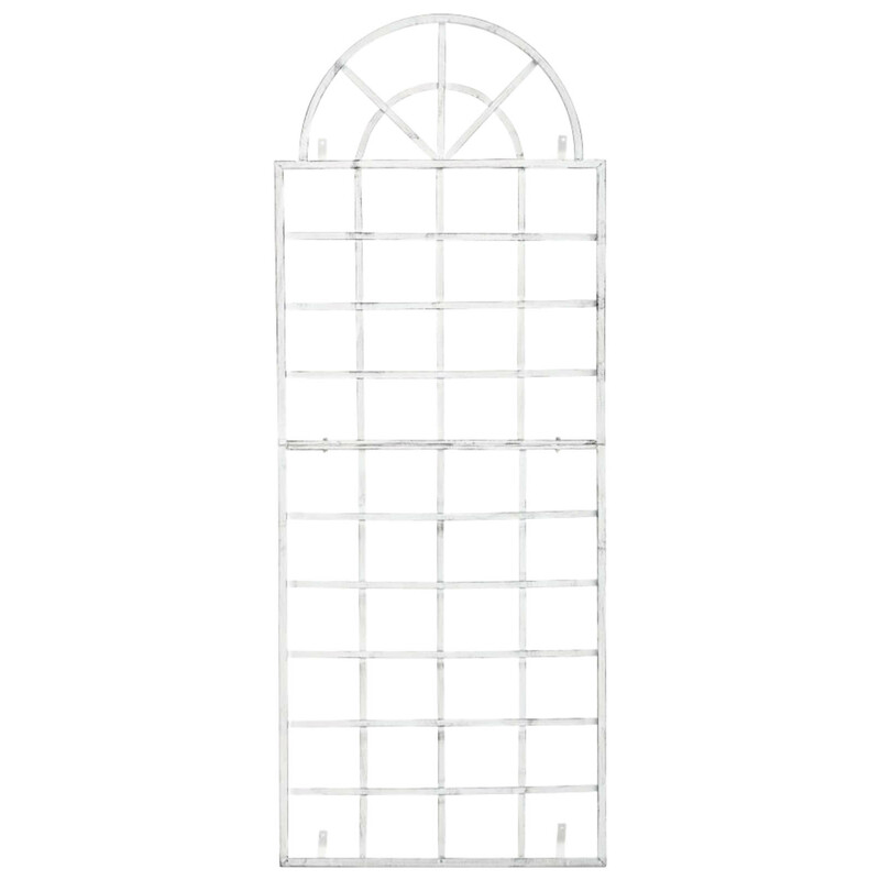 Antik patina vægespalier til klatreplanter 2 stk 180x70 cm jern