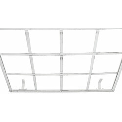 Antik patina vægespalier til klatreplanter 2 stk 180x70 cm jern