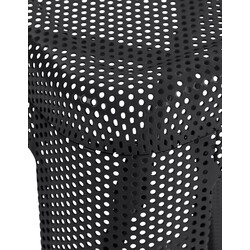 Fletcher industriel stabelbar barstol med metalramme 77 cm