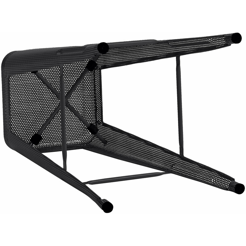 Fletcher industriel stabelbar barstol med metalramme 77 cm