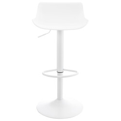 4-delt højdejusterbare Aveiro barstole sæt sort hvid