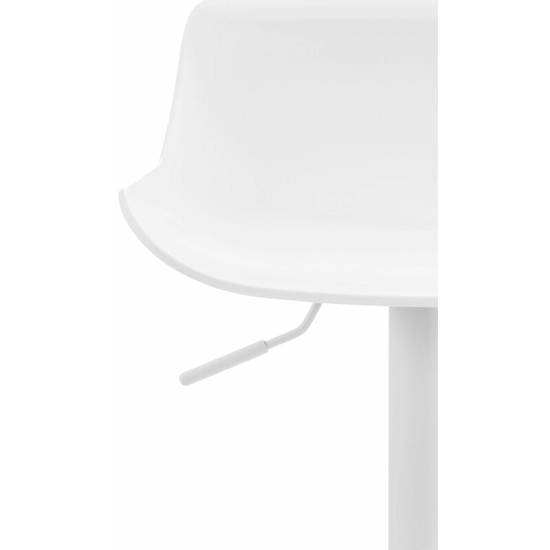 4-delt højdejusterbare Aveiro barstole sæt sort hvid