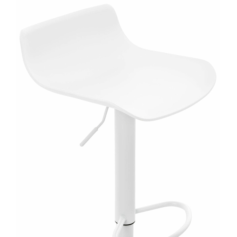 4-delt højdejusterbare Aveiro barstole sæt sort hvid