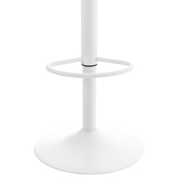 4-delt højdejusterbare Aveiro barstole sæt sort hvid