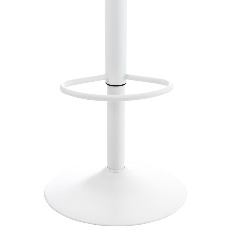 4-delt højdejusterbare Aveiro barstole sæt sort hvid