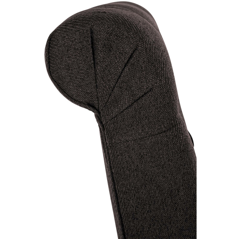 2 stilfulde fløjlede spisestole med høj ryg og træramme