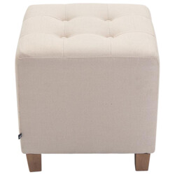 Moderne multifunktionel siddepude til stuen med stilfuldt design træramme