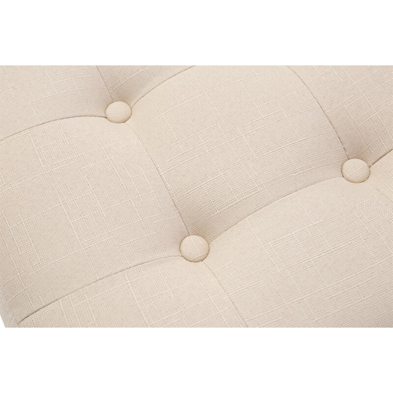 Moderne multifunktionel siddepude til stuen med stilfuldt design træramme