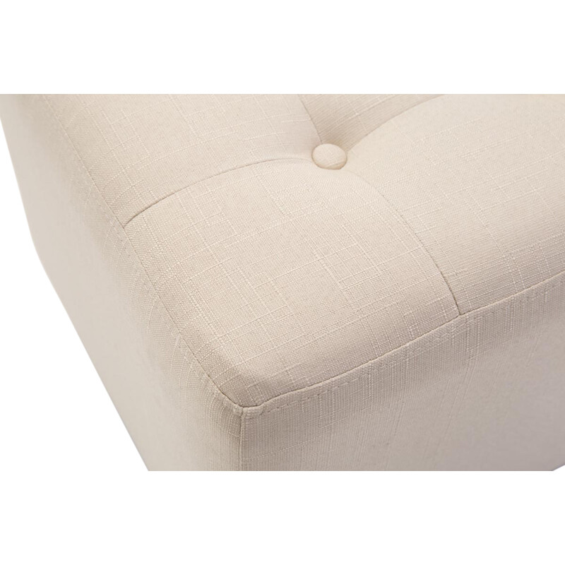 Moderne multifunktionel siddepude til stuen med stilfuldt design træramme