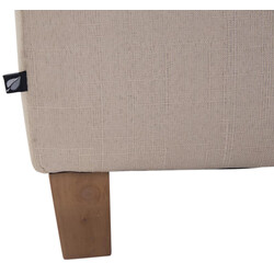 Moderne multifunktionel siddepude til stuen med stilfuldt design træramme