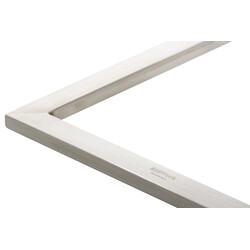 2 behagelige stilfulde Belfort spisestole med rustfri stålrør