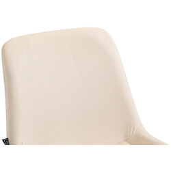 Victoria spisestuestole med fløjlsovertræk 2 stk sort metalramme