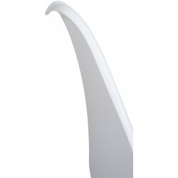 6 ergonomiske spisestole med let træramme og kunstlæder