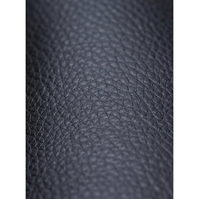 Højdejusterbar Foley barstol i kunstlæder med ryglænge og armlæn