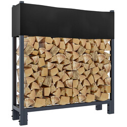 Stål brændeholder med vandtæt polyesterdække solid konstruktion pladsbesparende