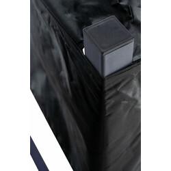 Stål brændeholder med vandtæt polyesterdække solid konstruktion pladsbesparende