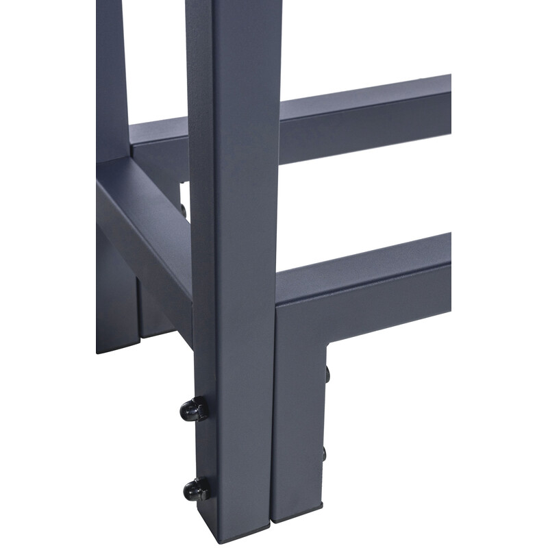 Stål brændeholder med vandtæt polyesterdække solid konstruktion pladsbesparende