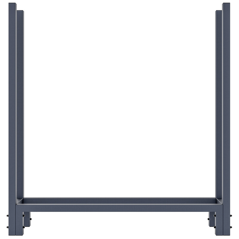 Stål brændeholder med vandtæt polyesterdække solid konstruktion pladsbesparende