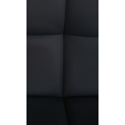 2 stk moderne justerbare barstole i kunstlæder med metalben