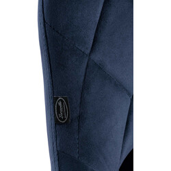 Elegant justerbar fløjlsbarstol med 360° roterende sæde metalramme