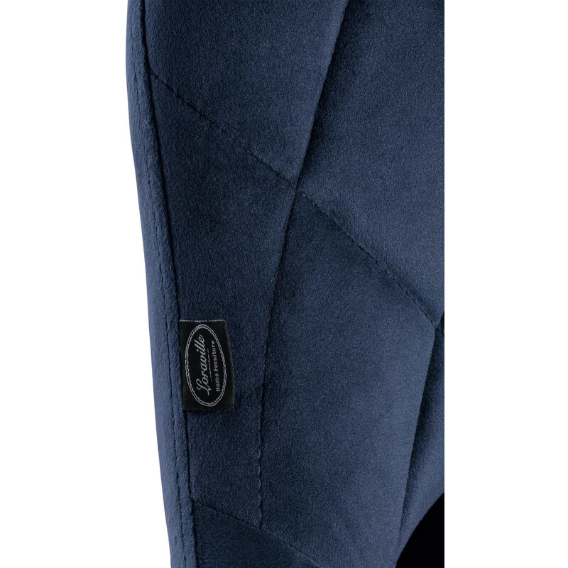 Elegant justerbar fløjlsbarstol med 360° roterende sæde metalramme