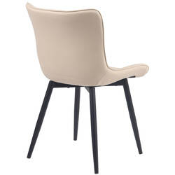 Brady spisestol sæt 2 stk fløjl eller kunstlæder moderne