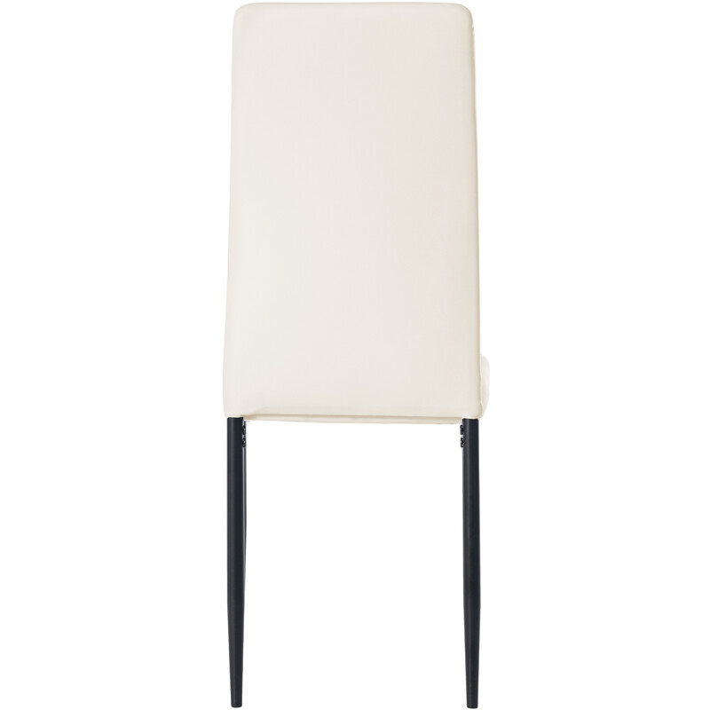 Moderne 6 spisestole sæt med fløjl eller kunstlæder metalramme høj ryg