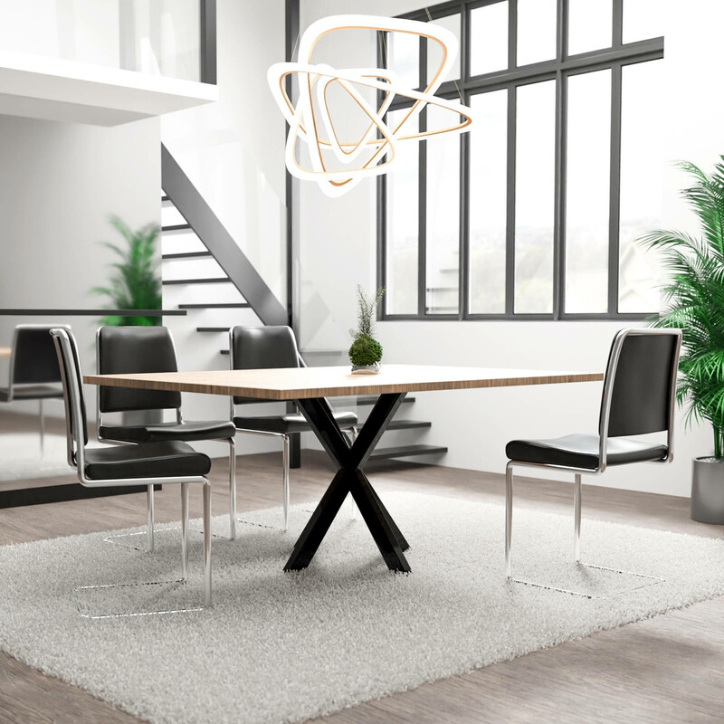 Ervin-pöydänjalat justerbare metalben med 200 kg kapacitet i tre størrelser