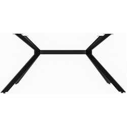 Cascada bordramme industrielt sort pulvermalet stål 120 kg