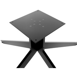 Industrielle Ladera-bordben i sort stål til DIY-projekter 100 kg