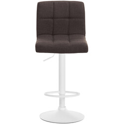 2 stk Calma bartstole justerbare med stof metalramme