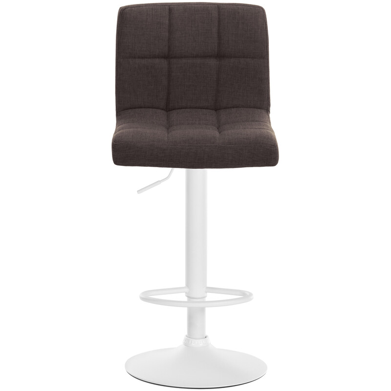 2 stk Calma bartstole justerbare med stof metalramme