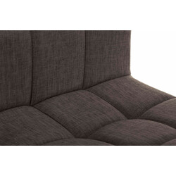 2 stk Calma bartstole justerbare med stof metalramme