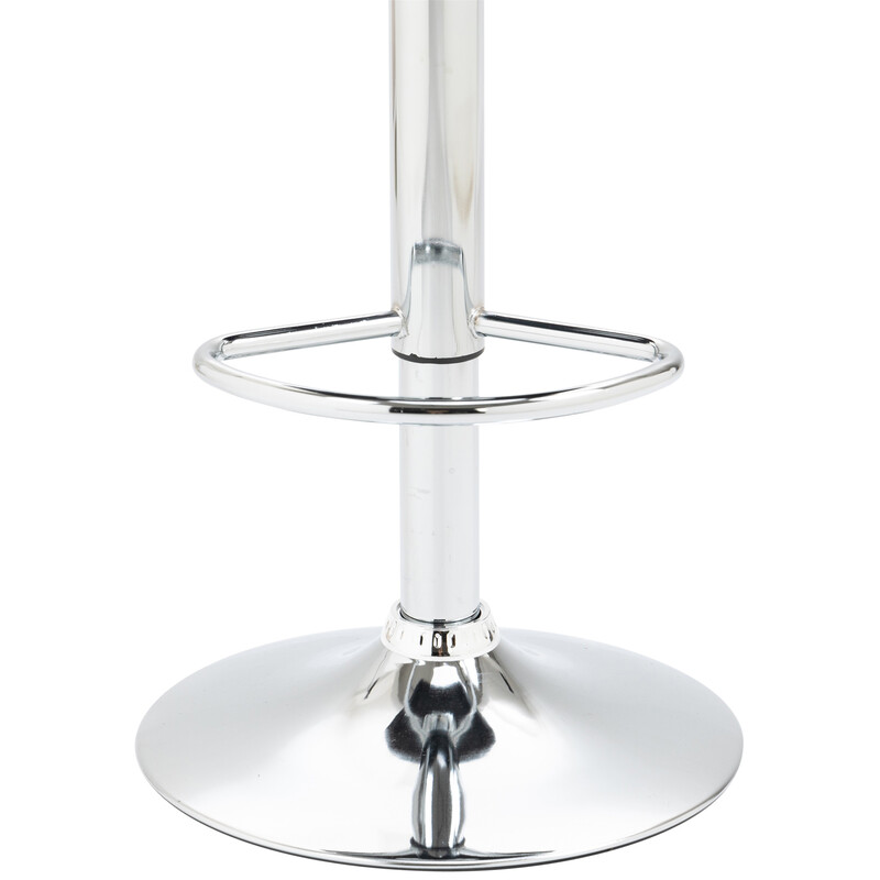 2‑stykke sæt Braga barstol med fløjlsbetræk justerbar højde 360 graders drejning