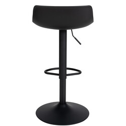 4 stk Aveiro barstole i kunstlæder med justerbar højde og 360° rotation