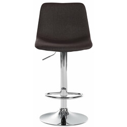 Divo moderne højdejusterbare barstole i stof 2 stk