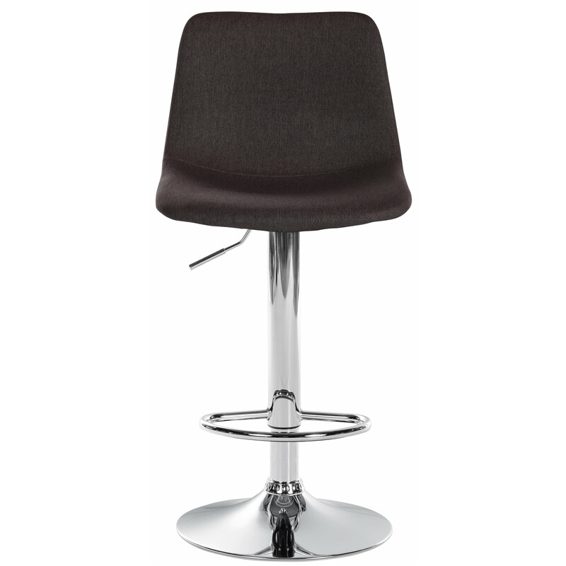 Divo moderne højdejusterbare barstole i stof 2 stk
