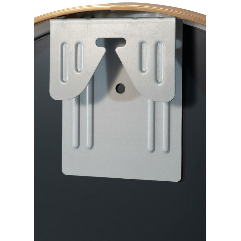 Rundt væg spejl med tynd ramme fire størrelser