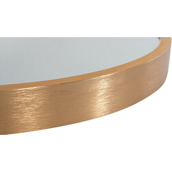 Rundt væg spejl med tynd ramme fire størrelser