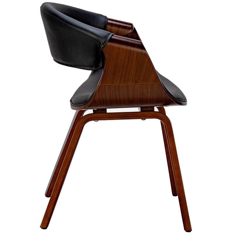 Elegant sæt med to spisestole med armstøtter og træramme