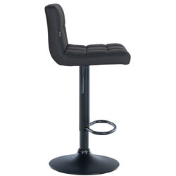 4 stk justerbare moderne barstole i Feni kunstlæder med metalben