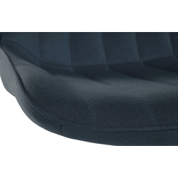 Moderne justerbar barstolsæt 2 stk med polstret sæde og metalbase