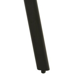 Roterende fløjlsstol med polstret sæde og armlæn