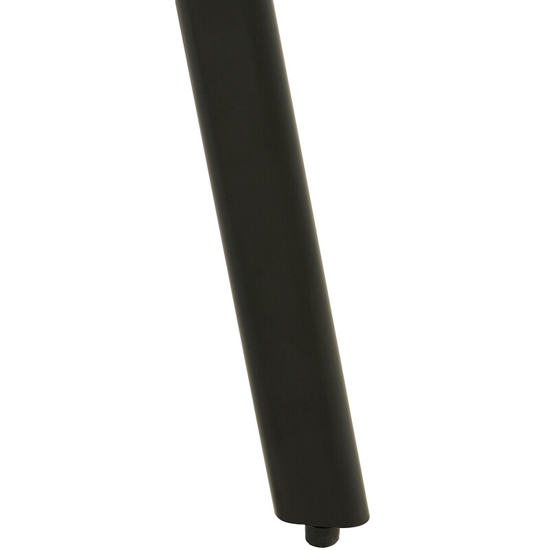 Roterende fløjlsstol med polstret sæde og armlæn