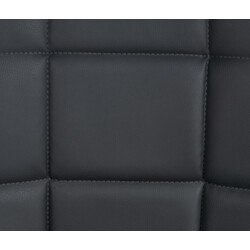 Moderne 2-stolssæt med polstret sæde og metalramme